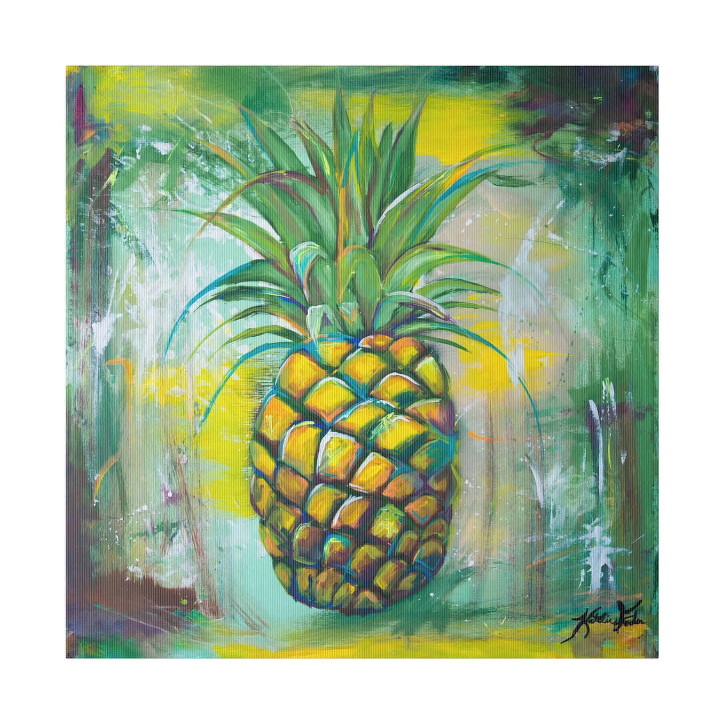 Pineapple Acrylic on canvas